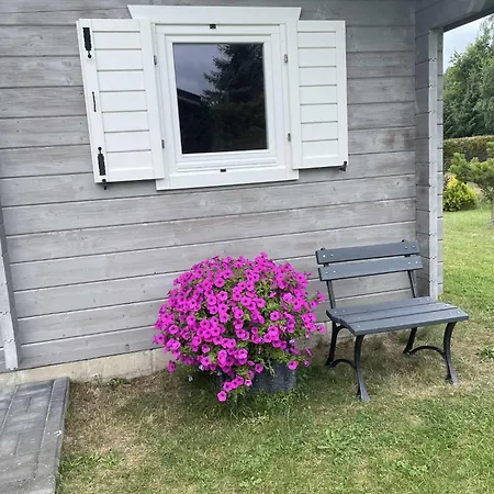 Letniskowe Drewniane Szenodo Na Sosnowej Feriehus *